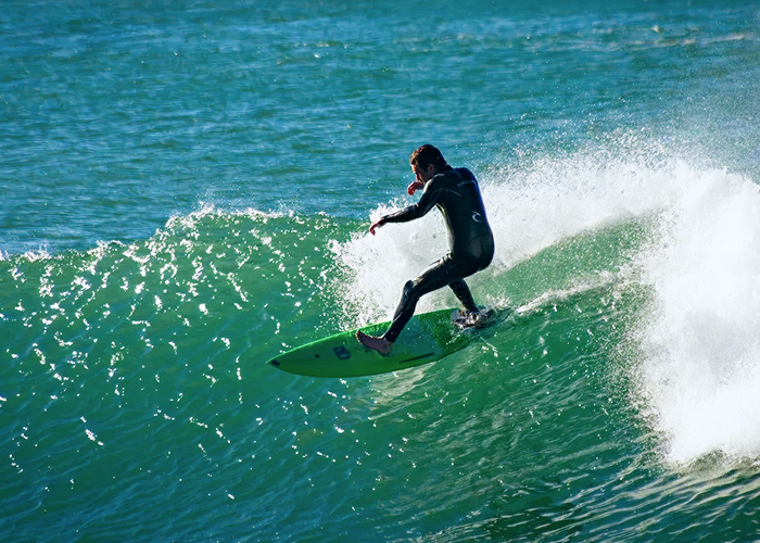 Surfing at bunmahon and Tramore